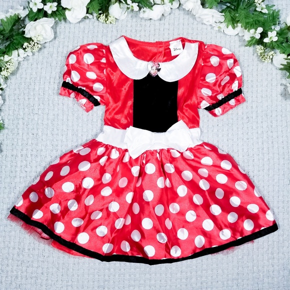 Disney Other - Disney red/white polka dot Minnie Mouse dress